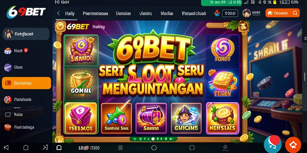 Gameplay seru dan menantang dari 69BET dengan berbagai tema slot.