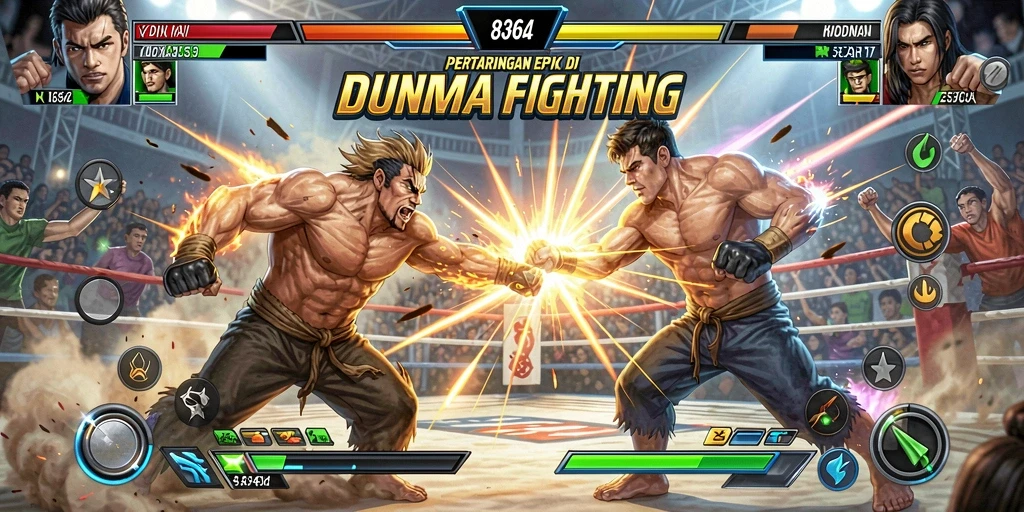Tampilan gameplay seru dalam 8364 dengan aksi pertarungan mendebarkan.