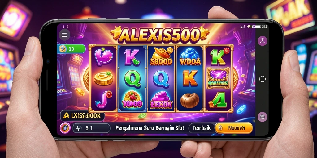 Screenshot gameplay ALEXIS500 yang menampilkan keseruan bermain slot.