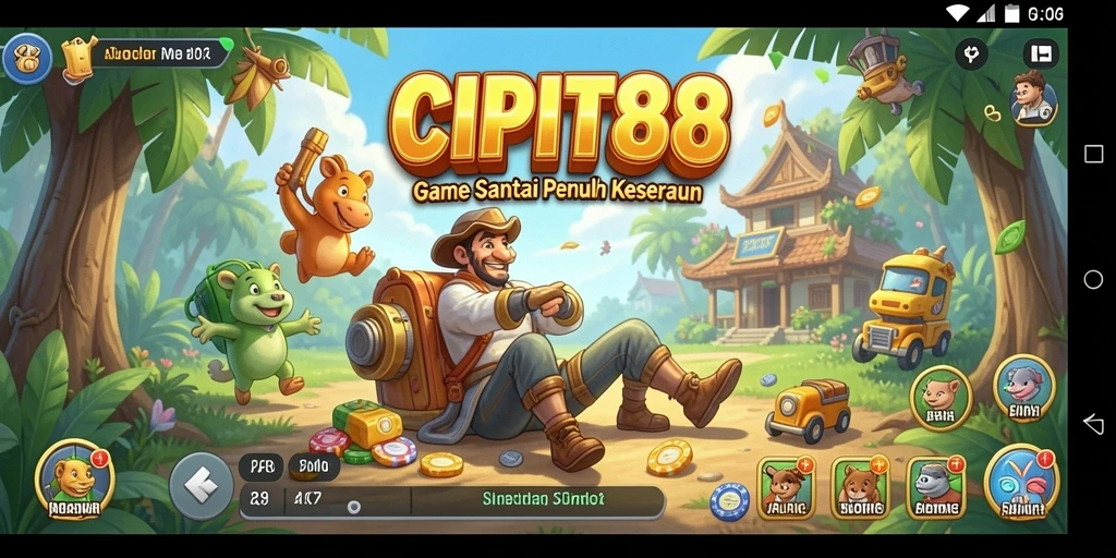 Gameplay seru dan ceria dari CIPIT88 yang menghibur.