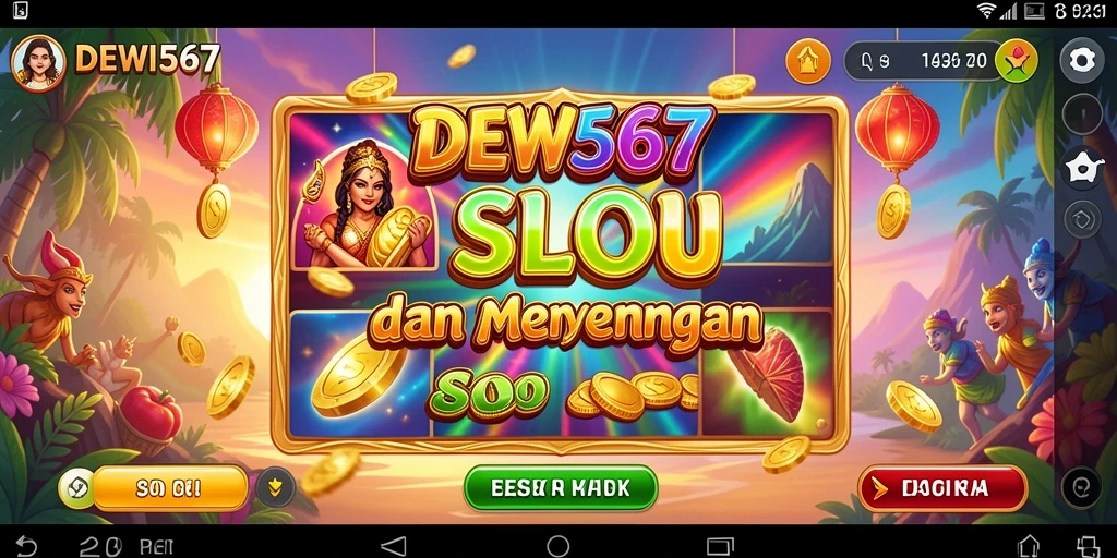 Tampilan gameplay DEWI567 yang menarik dan interaktif.