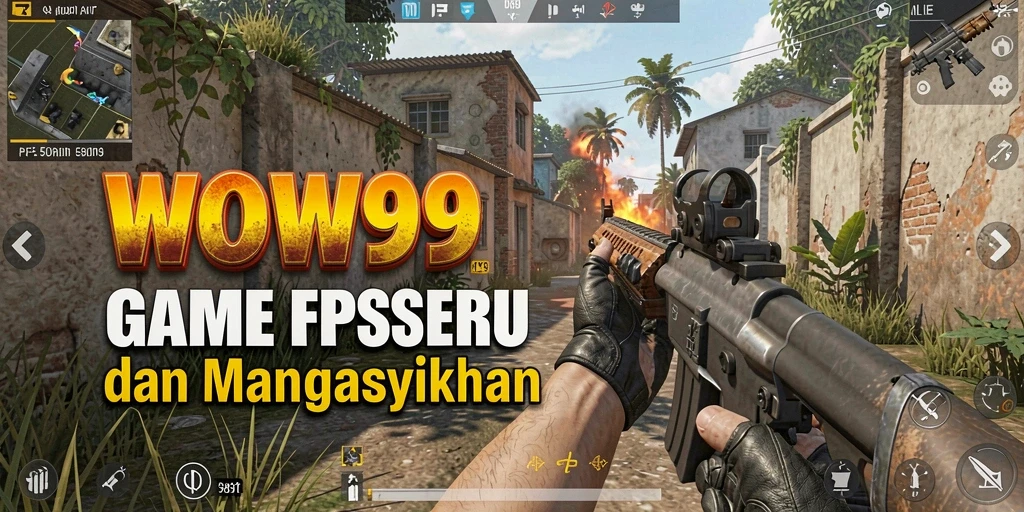 Tampilan gameplay mendebarkan di dalam <strong>WOW99</strong> dengan aksi FPS yang seru.